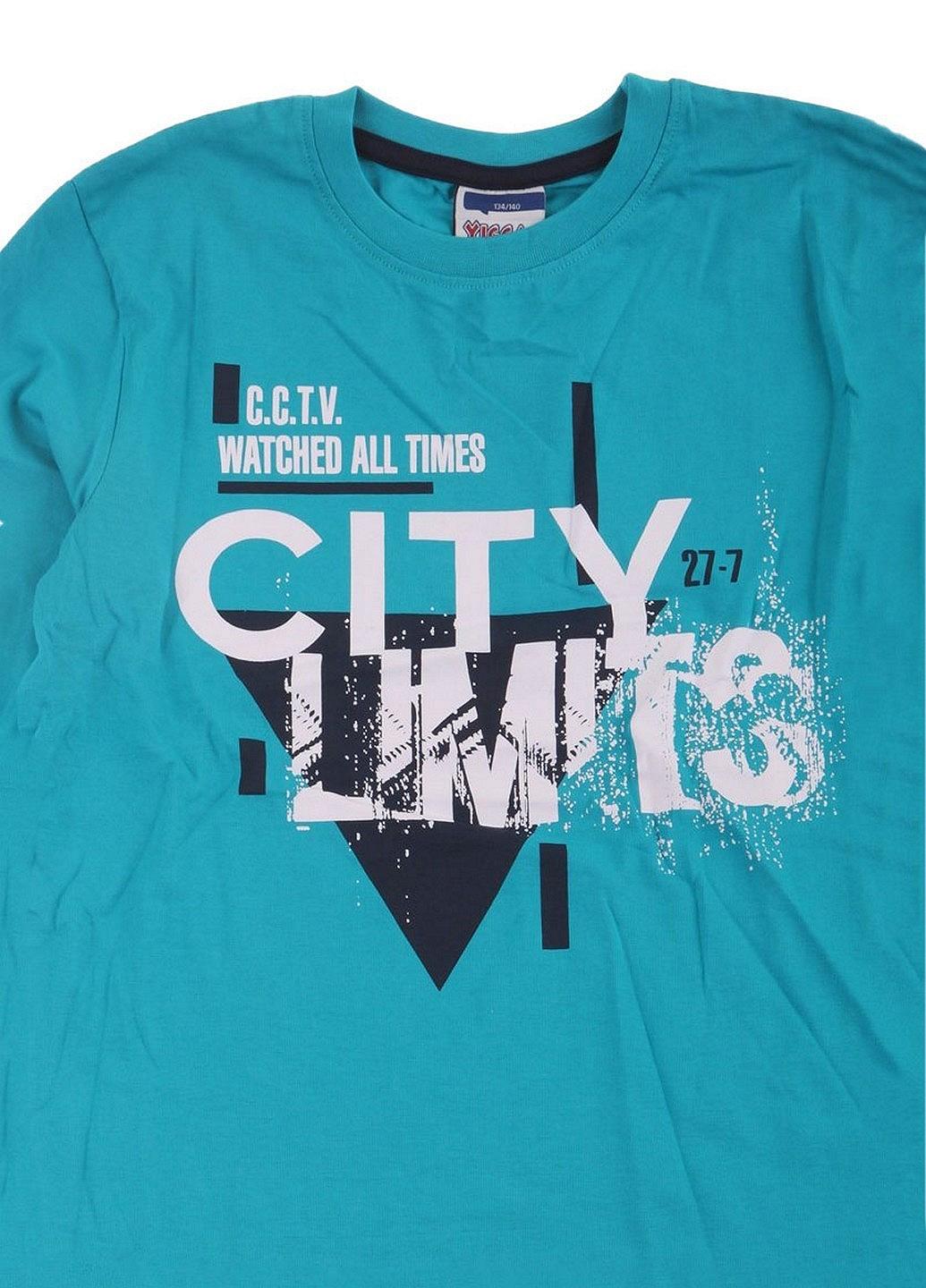 Лонгслив YIGGA 134-140 Бирюзовый (SN-515716-Turqoise), фото №2