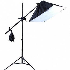 Навесной Софтбокс на стойке 4 патрона студийный свет Softbox Журавль - Фото 1