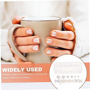 Прикраса для нігтів, підвіска для з бантиком synthetic.ua - Фото 1