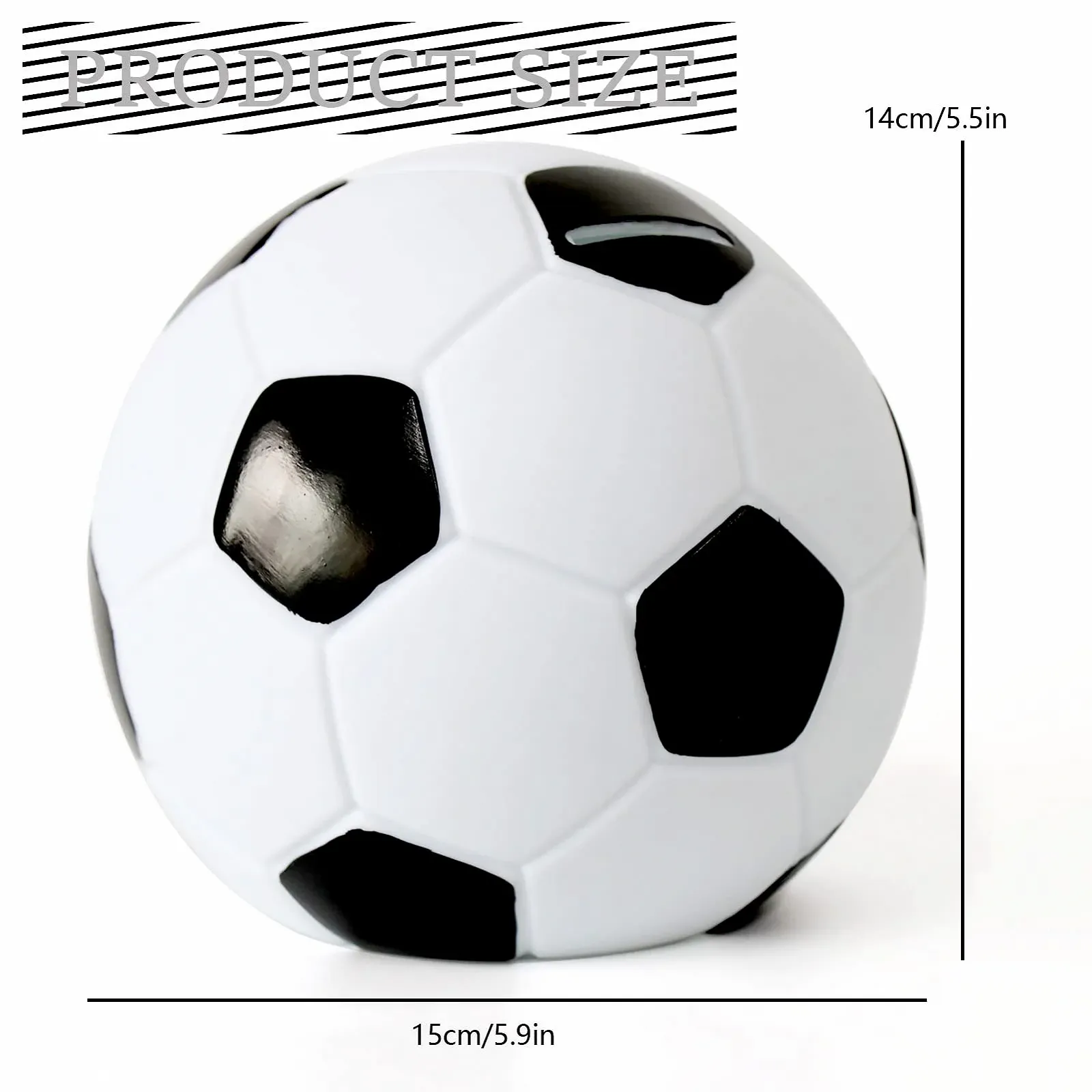 Скарбничка дитяча Футбольний м'яч емальована ударостійка Football, фото №2