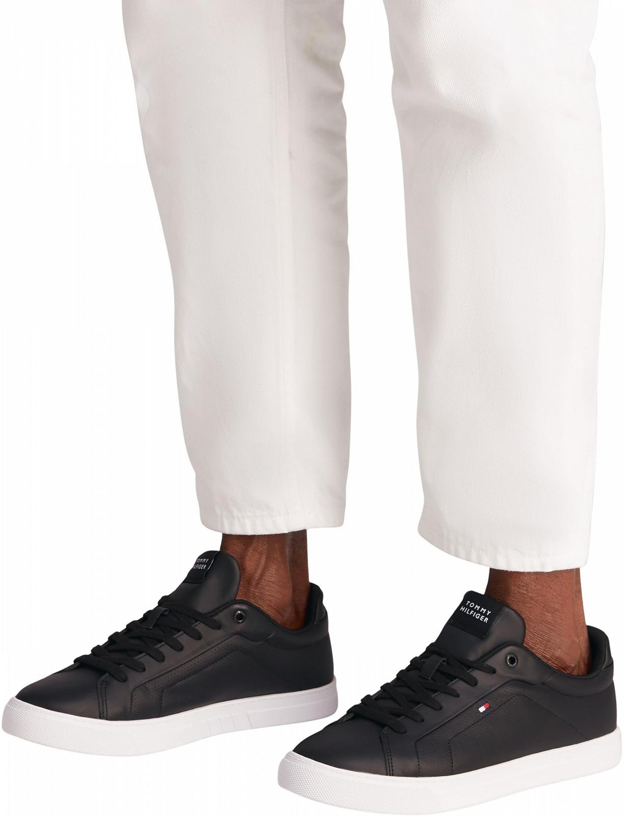 Низькі Кросівки Tommy Hilfiger Icon Court Pinperf Шкіра, фото №6