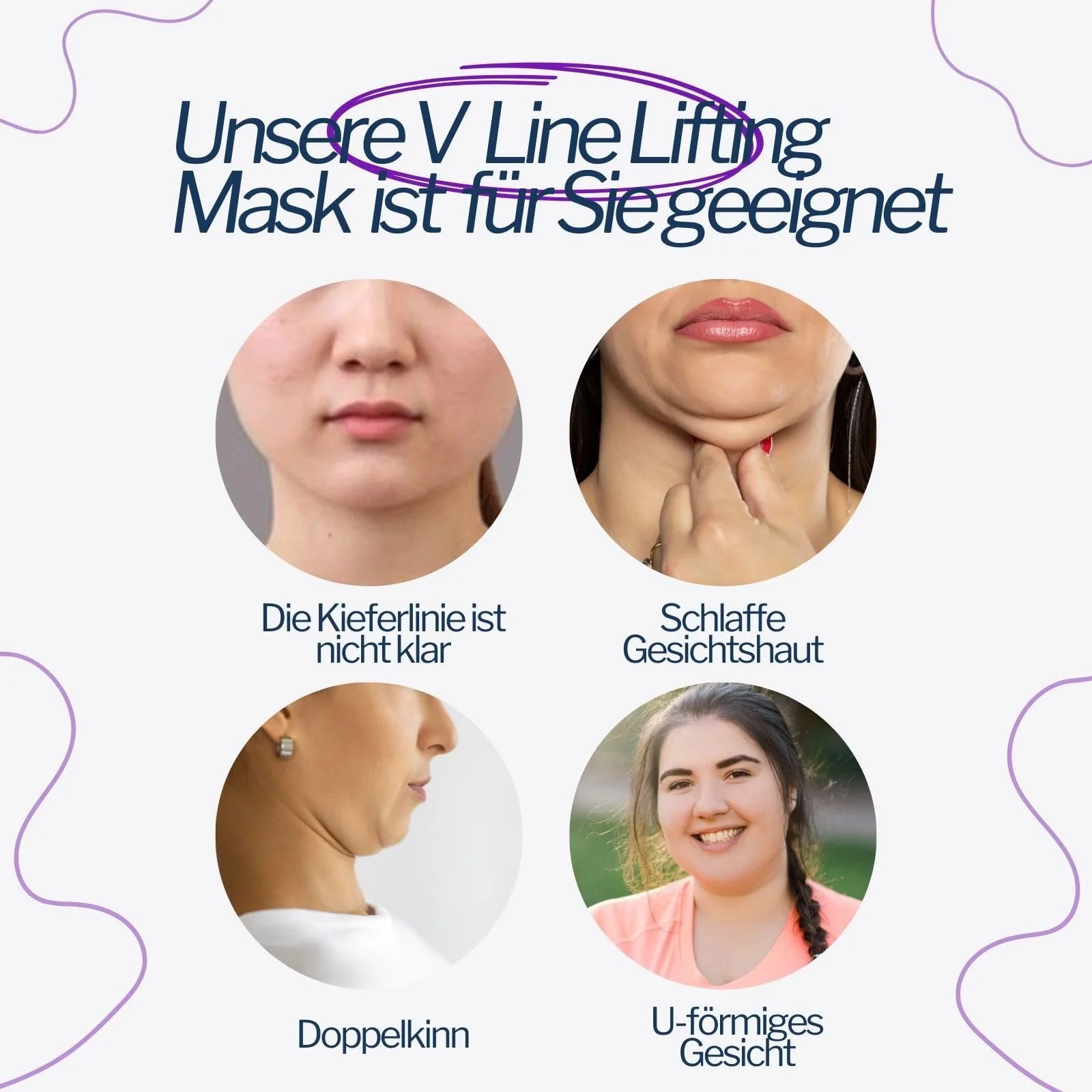 Маска для підборіддя V Line Lifting Подвійна маска для підтяжки обличчя, фото №6