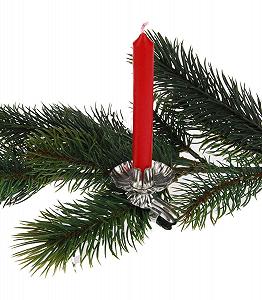 Тримач свічки hdg Tree Clip Comet Tail для різдвяної ялинки Золото Срібло synthetic.ua - Фото 1