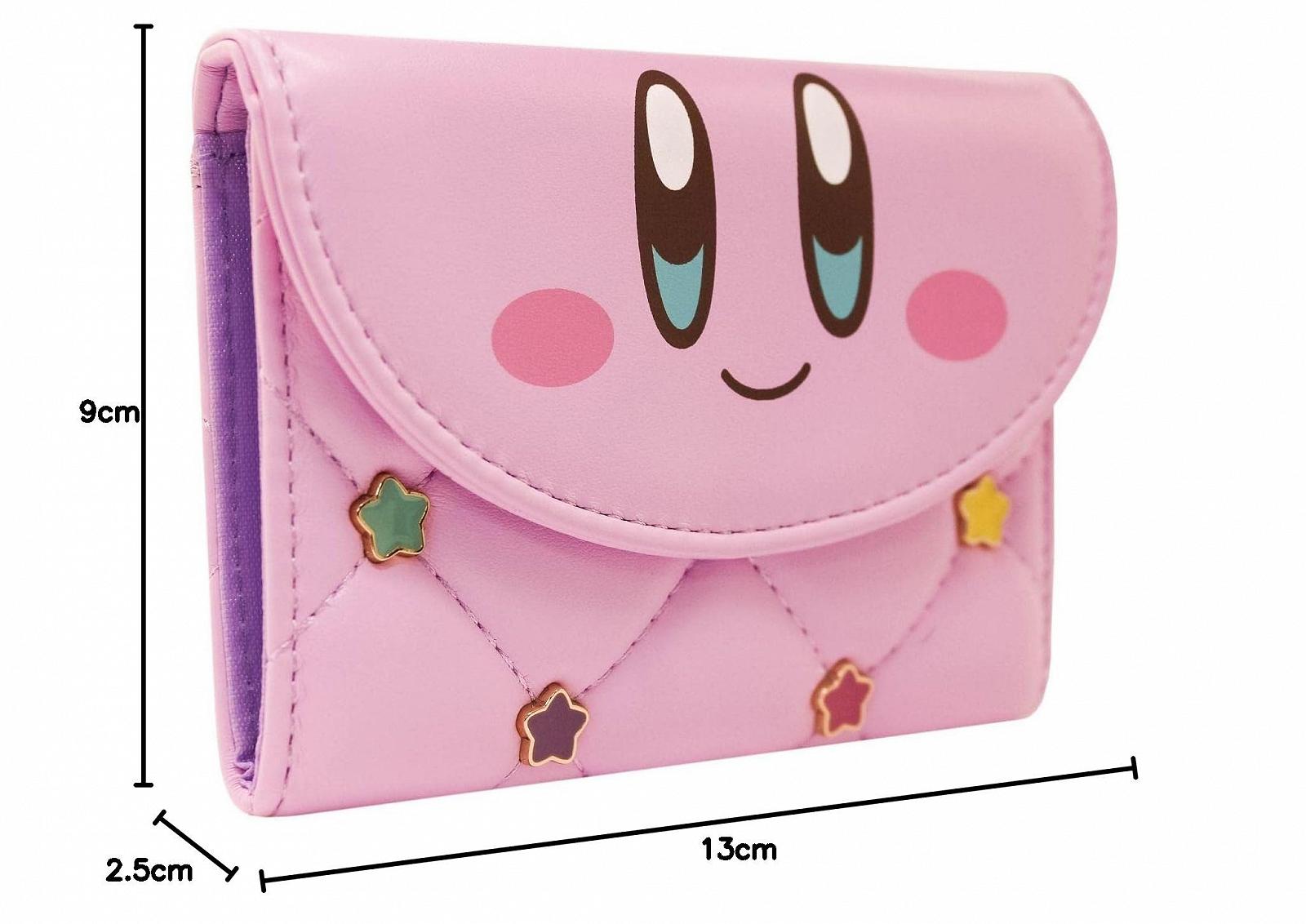 Бумажник Tri-Fold Kirby Dream Land Ability Metal Stars, розовый, фото №5