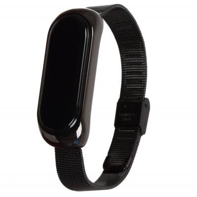 Ремешок для фитнес браслета BeCover Metal Xiaomi Mi Smart Band 5 Black 705146, фото №2