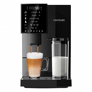 Суперавтоматична кавомашина Cecotec Cremmaet Compactccino Black, 19 Bar, Thermoblock System, резервуар для кавових зерен 150 г, резервуар для води 1,1 л, молоко 400 мл - Фото 1