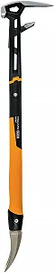 Инструмент для демонтажа и молоток-гвоздодер Fiskars IsoCore 1027221 / 1020213 L / M 75.3 см 2.6 кг / 34 см 0.82 кг Black/Orange synthetic.ua - Фото 1