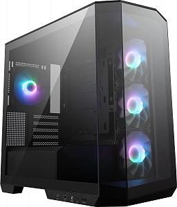 Корпус MSI MAG PANO M100R PZ / Micro-ATX / без БЖ / 4x120mm ARGB / Project Zero support / USB-C 3.2 Gen 2x2 / Black - Фото 1