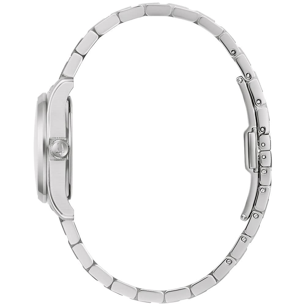 Женские аналоговые часы Bulova 96M164, серебристый, браслет, фото №2