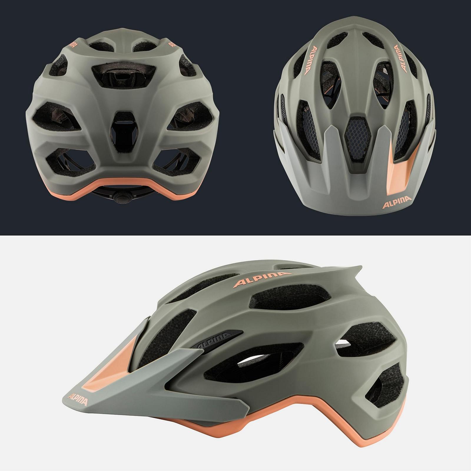 Шлем ALPINA Carapax 2.0 Moon-Grey-Peach Matte, фото №4