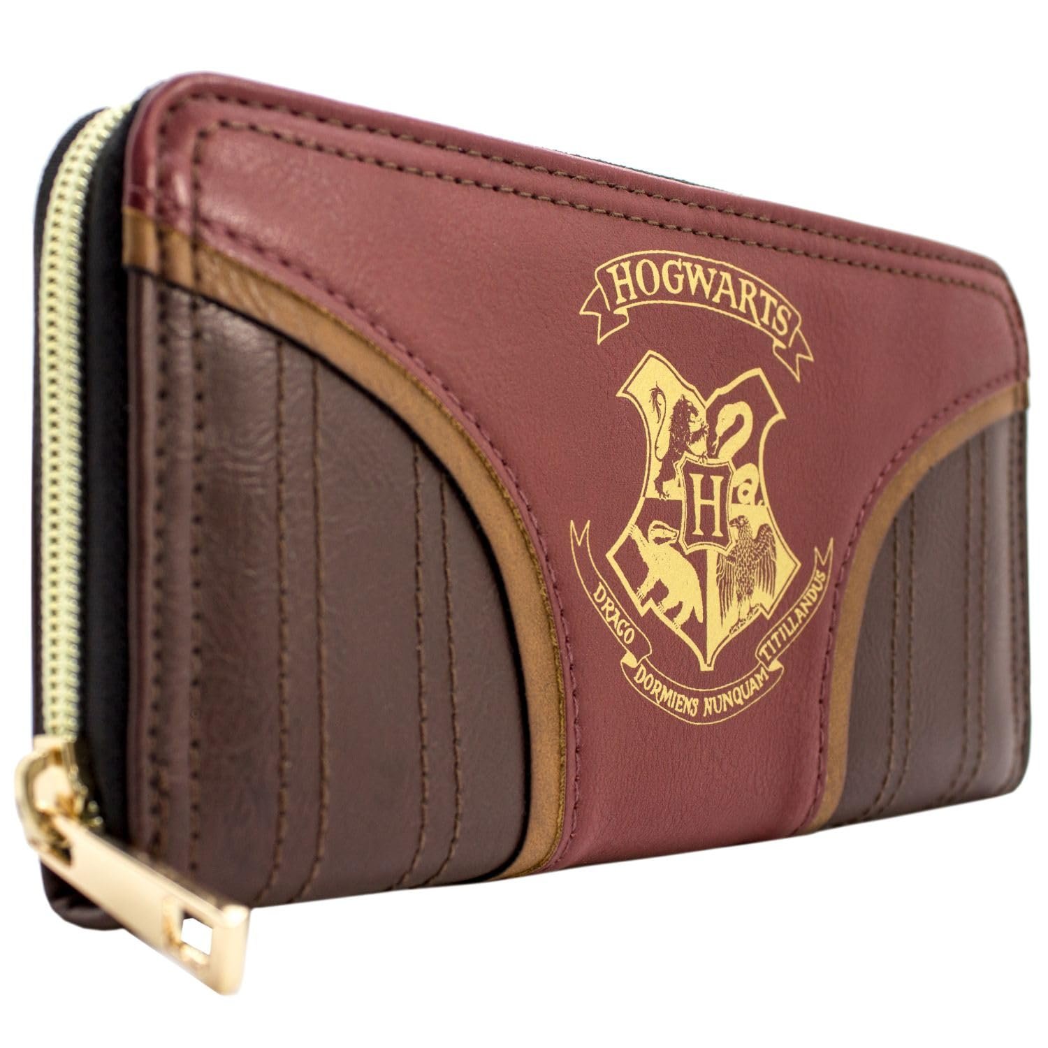Кошелек Hogwarts H.P. Wizard School Crest Team Quidditch красный, стандартный размер, повседневный, фото №1