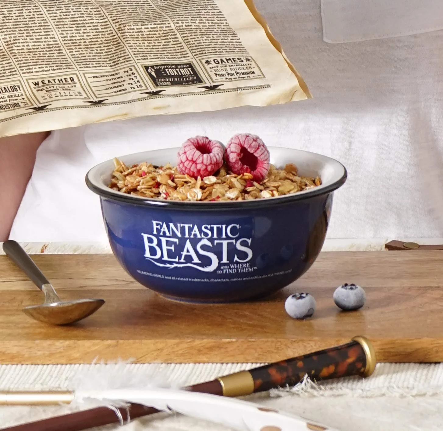 Миска для завтрака Fantastic Beats Niffler Эмалированный вид 400 мл Черный, фото №2