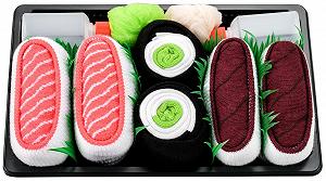 Шкарпетки Sushi Tuna Cucumber Maki Salmon Rainbow Socks 3 пари synthetic.ua - Фото 1