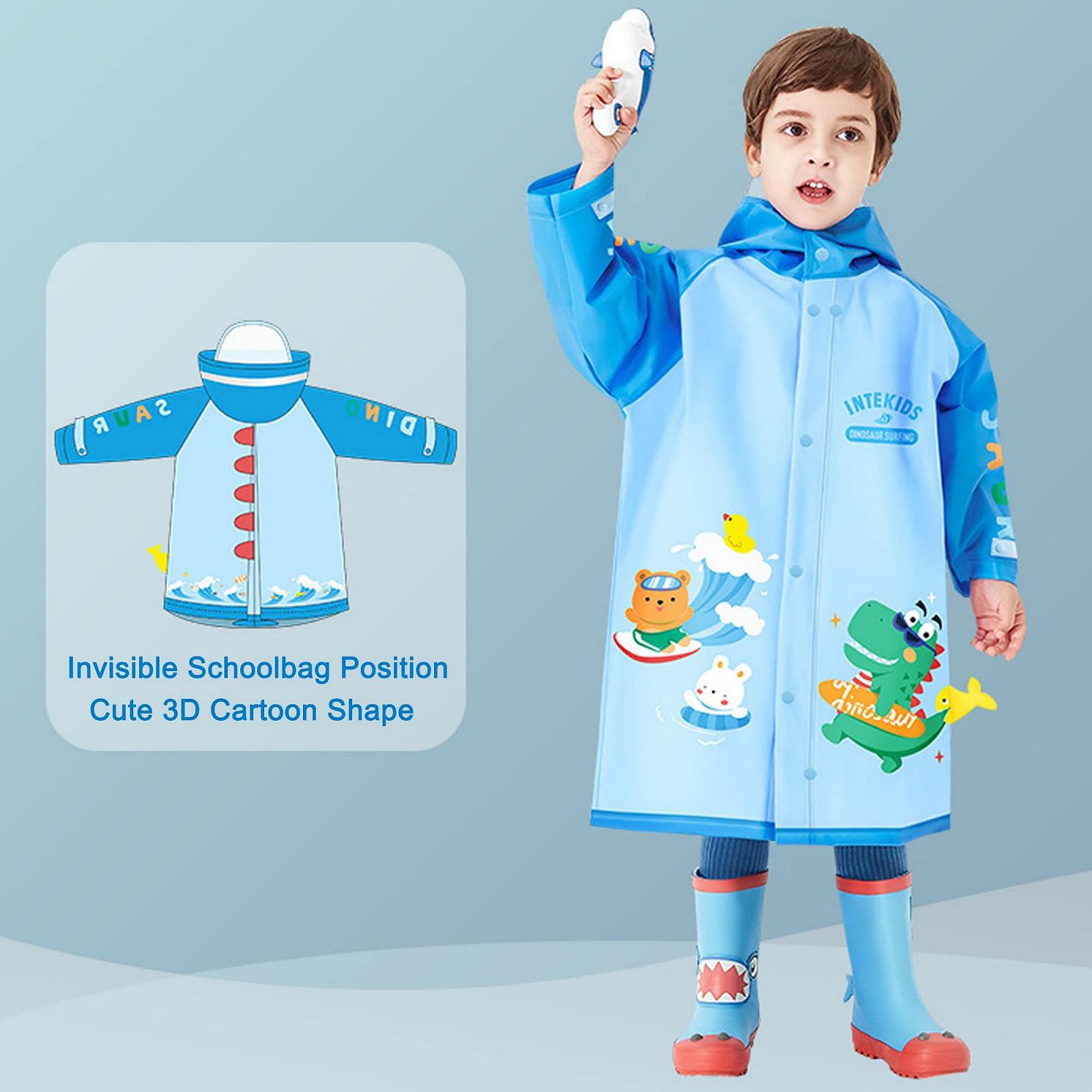 Дитячий дощовик для хлопчиків та дівчаток, фото №2 Дитячий дощовик для хлопчиків та дівчаток, фото №2