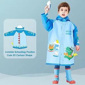 Дитячий дощовик для хлопчиків та дівчаток synthetic.ua - Фото 1