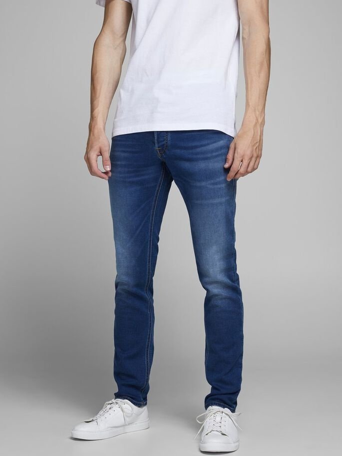 Джинси JJIGLENN JJORIGINAL GE 006 I.K NOOS 12175975-Blue Denim Jack&Jones Темно-синій  L, фото №1
