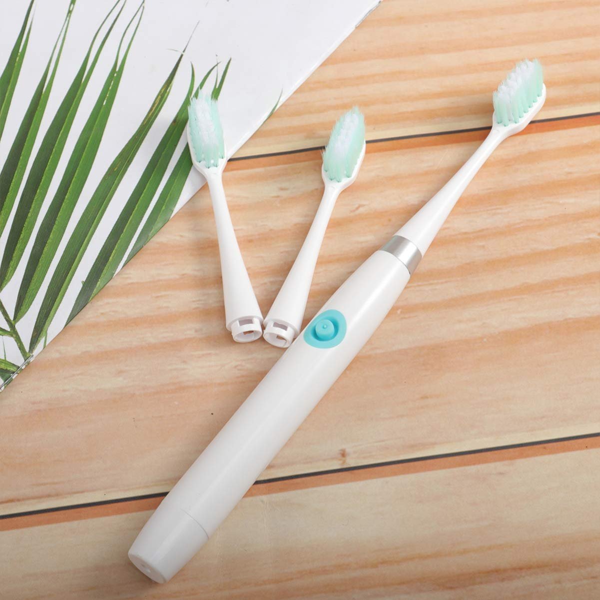 Електрична зубна щітка Gatuida для дітей на акумуляторі 2 шт. White, фото №7