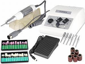 Електричний пристрій для манікюру з набором аксесуарів 40 шт, 30 000 обертів - Фото 1
