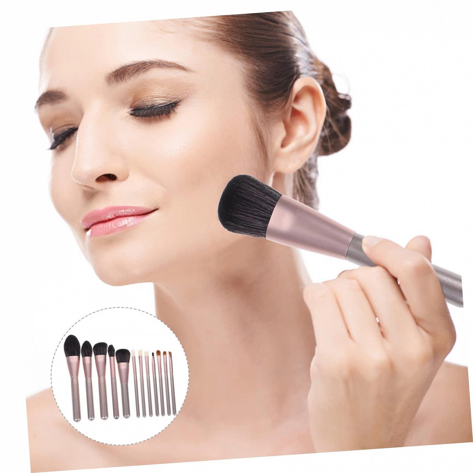 Набор кистей для макияжа Beaupretty, 2 шт. Кисть для основы под макияж, женские наборы, кисть для теней, профессиональная кисть для макияжа, гладкая кисть для макияжа, фото №6