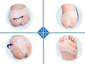 Роздільники для пальців ніг від вальгусної деформації synthetic.ua - Фото 1