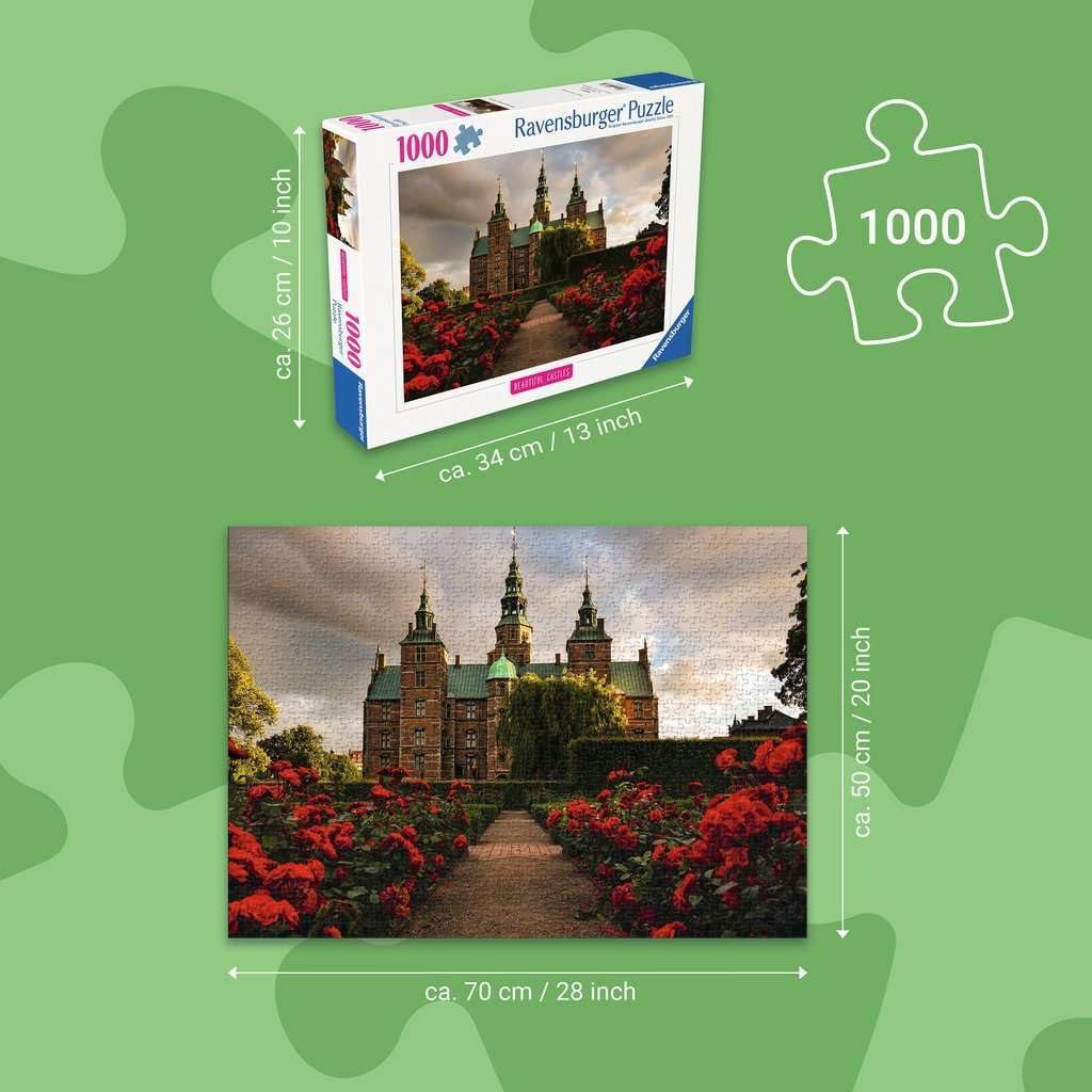 Пазл Ravensburger Beautiful Castles Rosenborg Castle Denmark 1000 элементов 12001315, фото №3