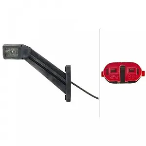 Габаритный фонарь HELLA 2XS 011 744-201 правый боковой монтаж synthetic.ua - Фото 1