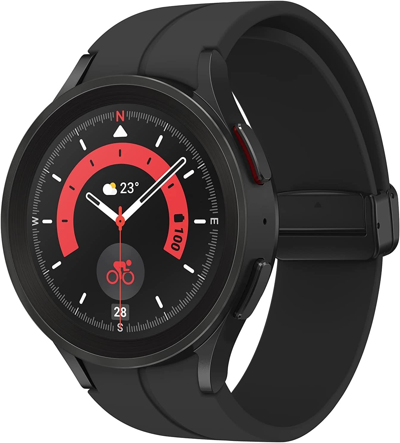 Смарт-часы Samsung Galaxy Watch5 Pro 45 мм Bluetooth, черный, фото №1