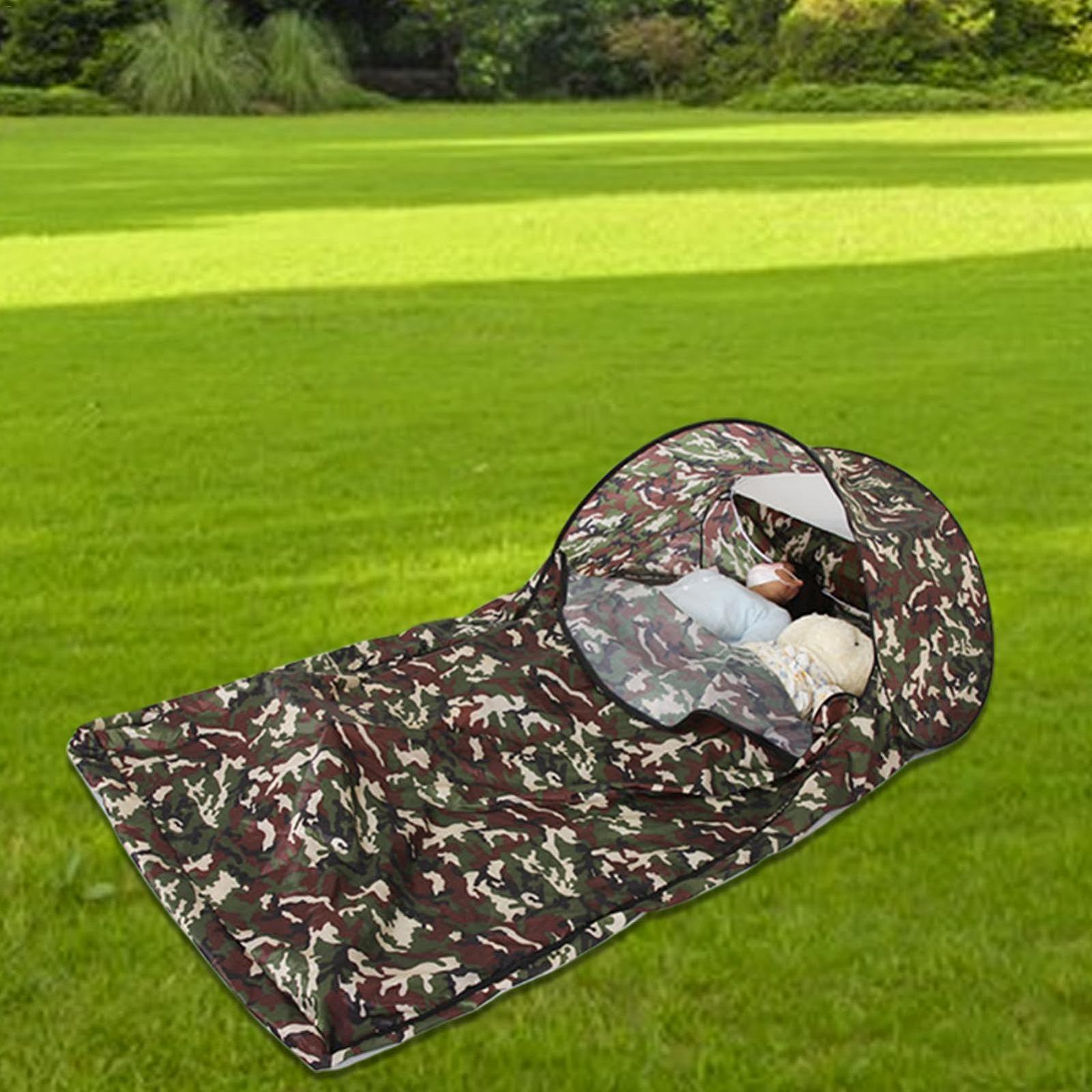 Спальный мешок Camping Hiking Mesh Tent Lightweight Portable Waterproof для взрослых и детей, фото №2