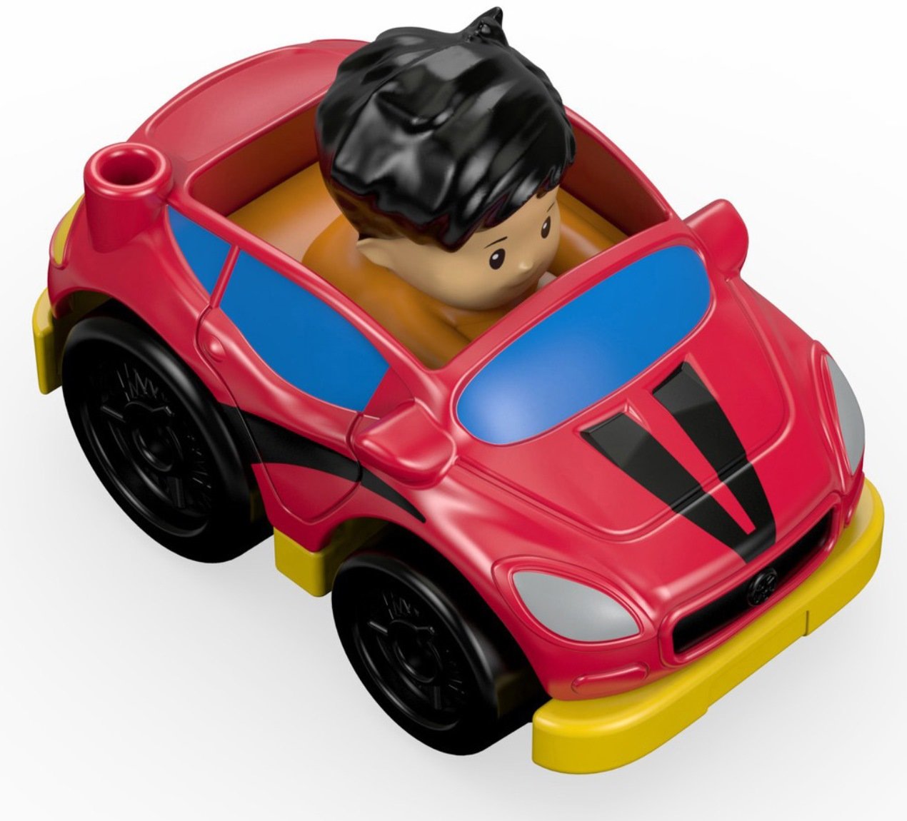 Машинка Fisher-Price Little People Wheelies DRG99 6,5 см Красный, фото №2