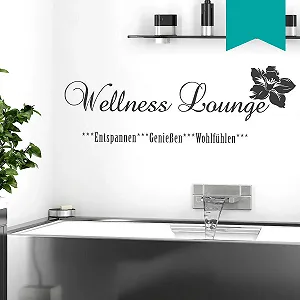 Наклейка на стіну Wandkings Wellness Lounge 50 x 17 см - Фото 1