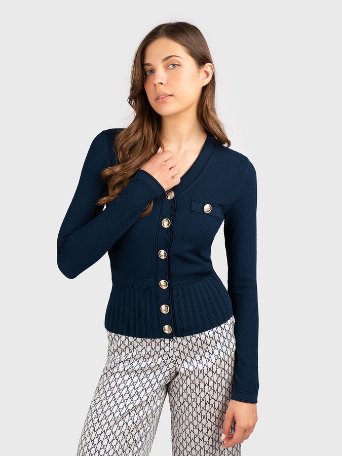 Жіночий кардіган Guess by Marciano ORIONE Темно-синій - M, фото №1