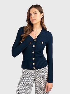 Купити Жіночий кардіган Guess by Marciano ORIONE Темно-синій - M - Фото 1 Жіночий кардіган Guess by Marciano ORIONE Темно-синій - M - Фото 1