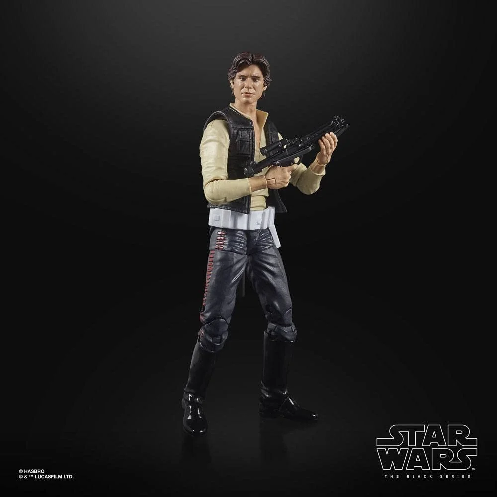 Экшн-фигурка Hasbro Star Wars The Black Series Lucasfilm 50th Anniversary Han Solo RXZER23 F32655L0 клюквенный, фото №2