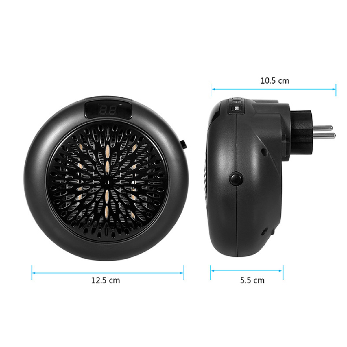 Обогреватель Тепловентилятор Портативный Wonder Warm Air Blower Plus 900W С Пультом Управления, фото №7