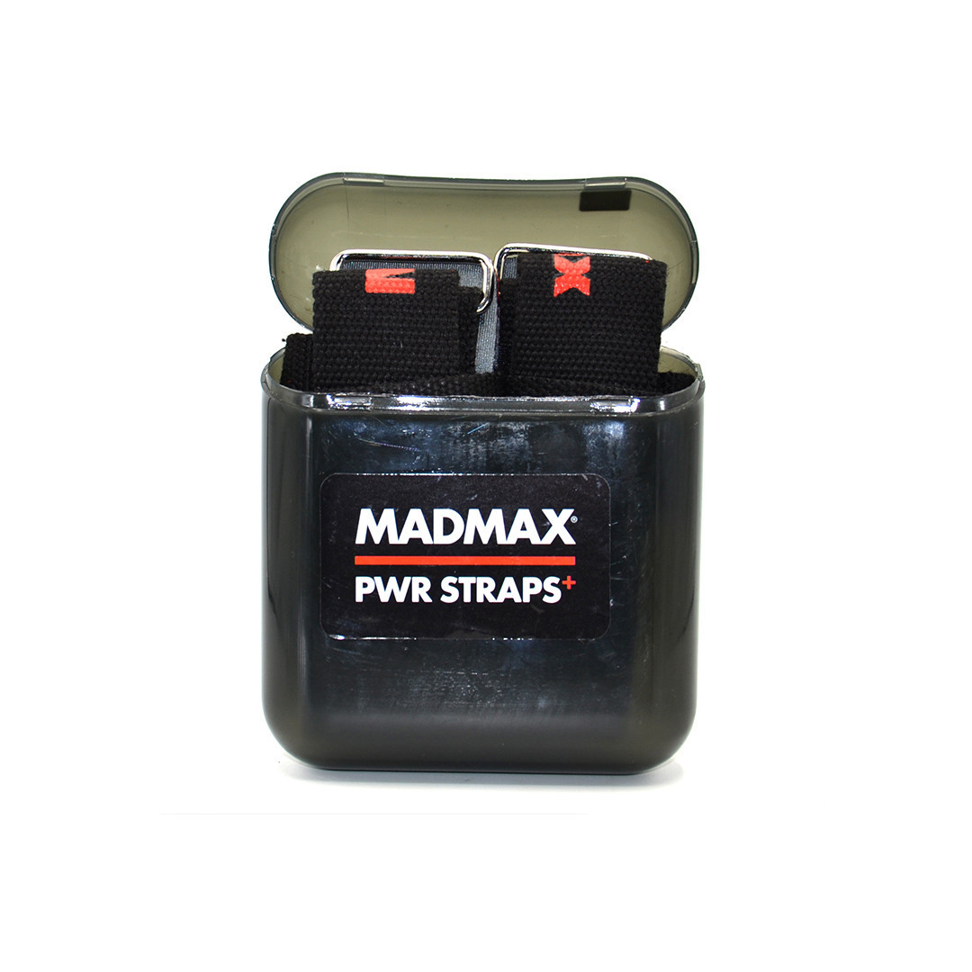 Лямки для тяги MadMax MFA-332 PWR Straps Black/Grey/Red, фото №10 Лямки для тяги MadMax MFA-332 PWR Straps Black/Grey/Red, фото №10