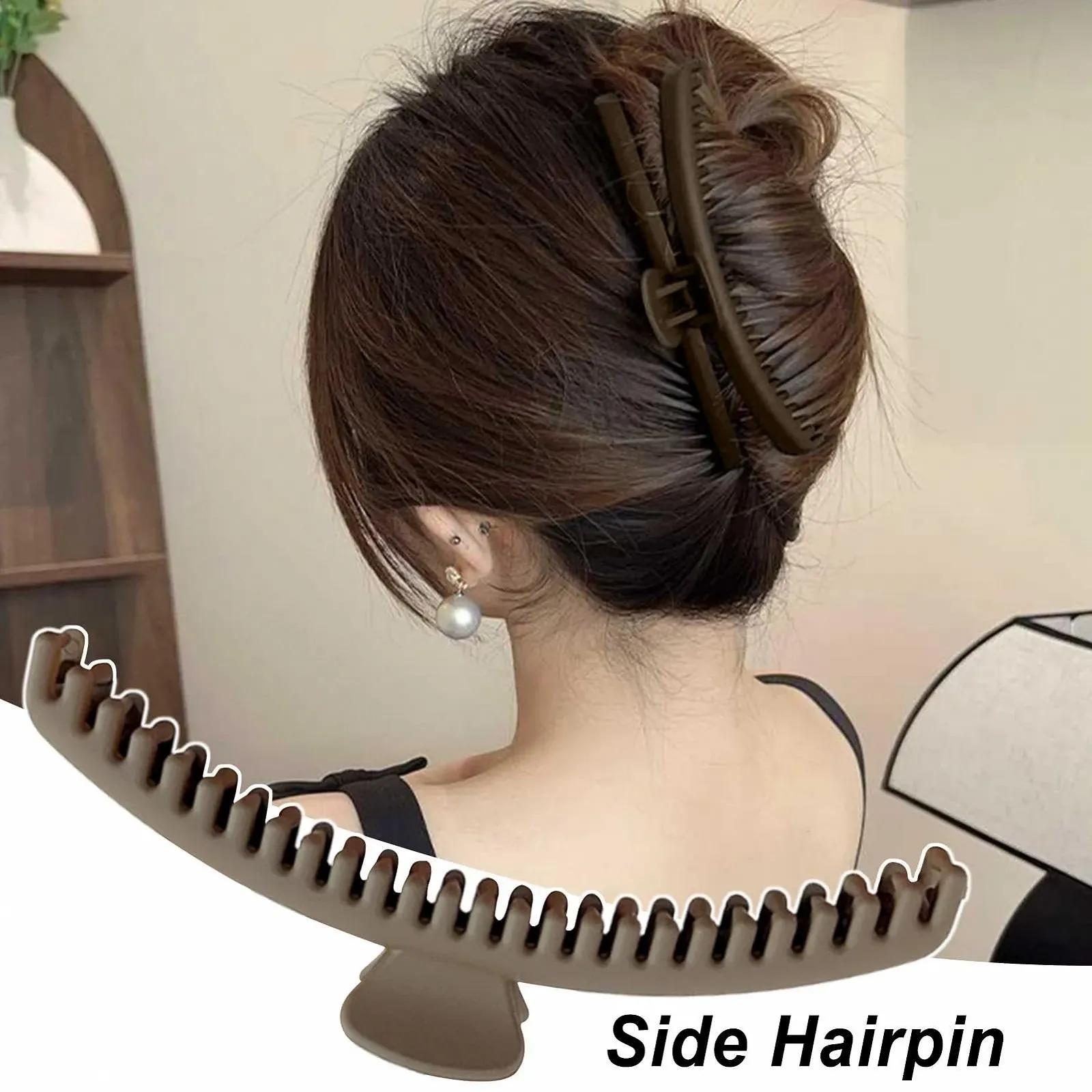 Шпильки для волосся 2 шт Банан Великі Міцні, фото №2