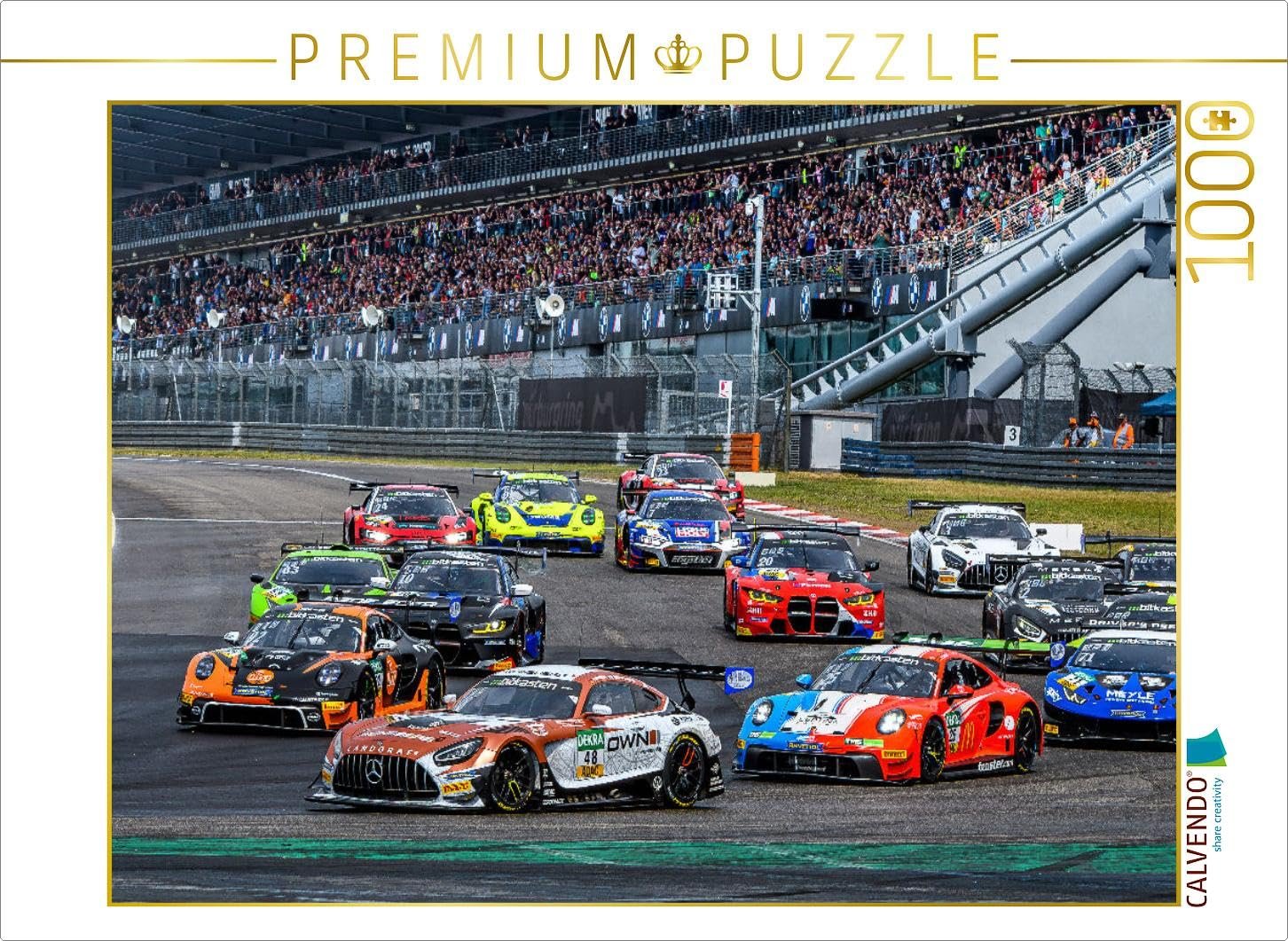 Пазл CALVENDO Starter Field at ADAC GT Masters Фотопазл 64 x 48 см, фото №1