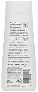 Шампунь Sebamed Anti-dandruff plus против перхоти, до 95% меньше перхоти всего за 4 недели, для мужчин и женщин, также для борьбы с жирными волосами и зудом, для ежедневной очистки, 200 мл synthetic.ua - Фото 1