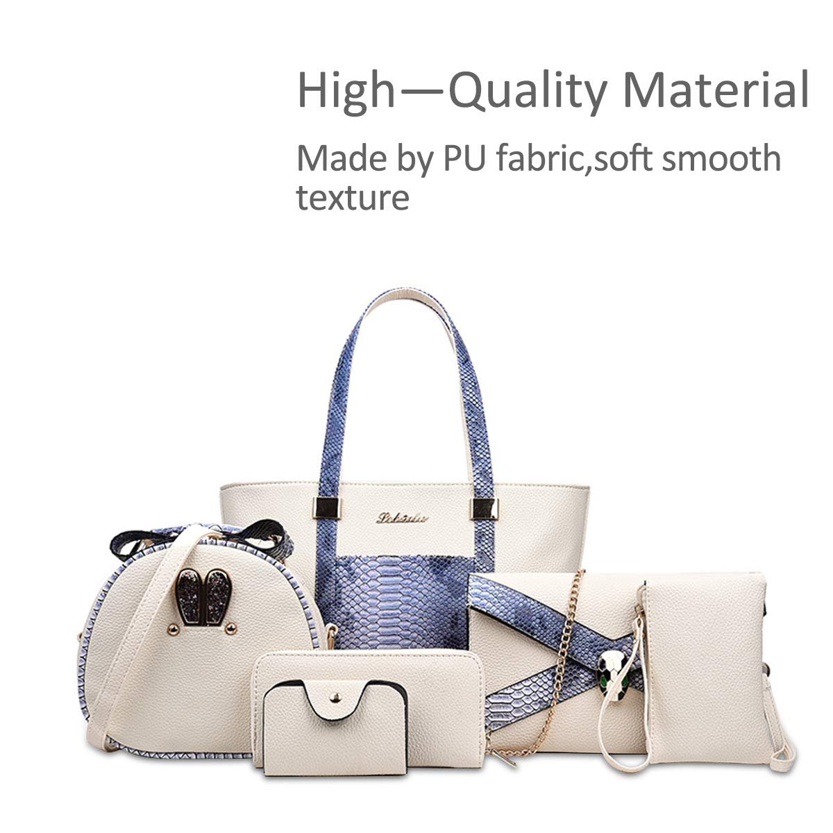 Сумка с ручками Nicole & Doris Женская Набор 6 шт, фото №3