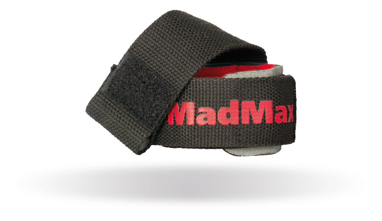 Лямки для тяги MadMax MFA-332 PWR Straps Black/Grey/Red, фото №2 Лямки для тяги MadMax MFA-332 PWR Straps Black/Grey/Red, фото №2