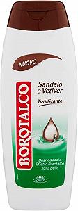 Набір гелів для душу Borotalco Tonificante Bagnodoccia Sandalo e Vetiver (12 шт. по 500 мл) + тальк Felce Azzurra 100 г synthetic.ua - Фото 1
