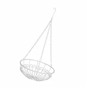Подвесная корзина Milageto для цветов металлическая декоративная - Фото 1