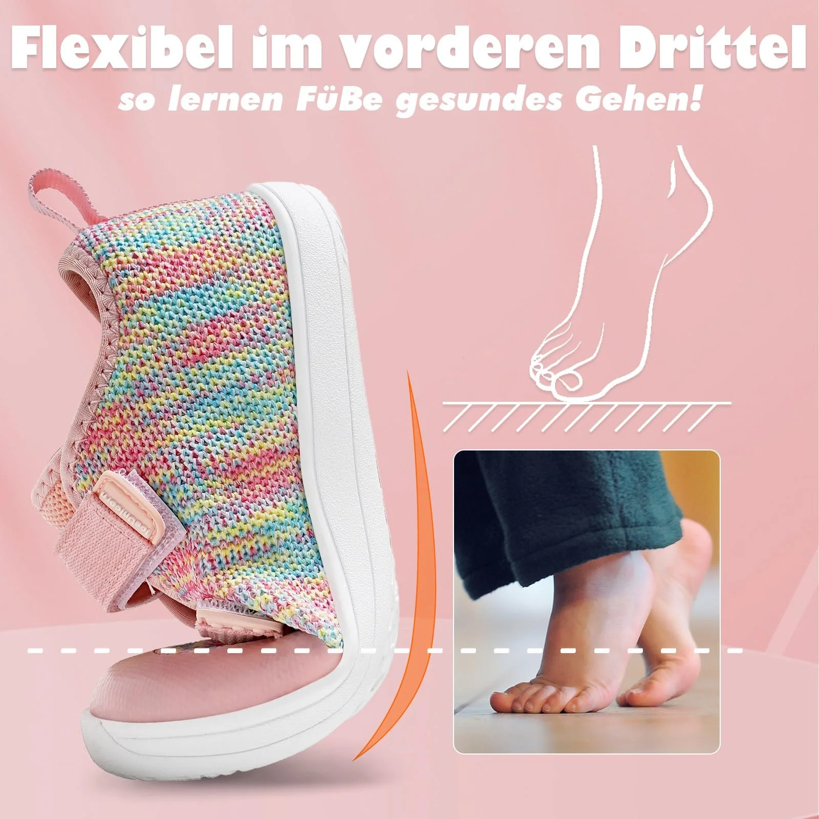 Босоножки IceUnicorn Детские и девочек Berite Shoes Минималистичные кроссовки, фото №5