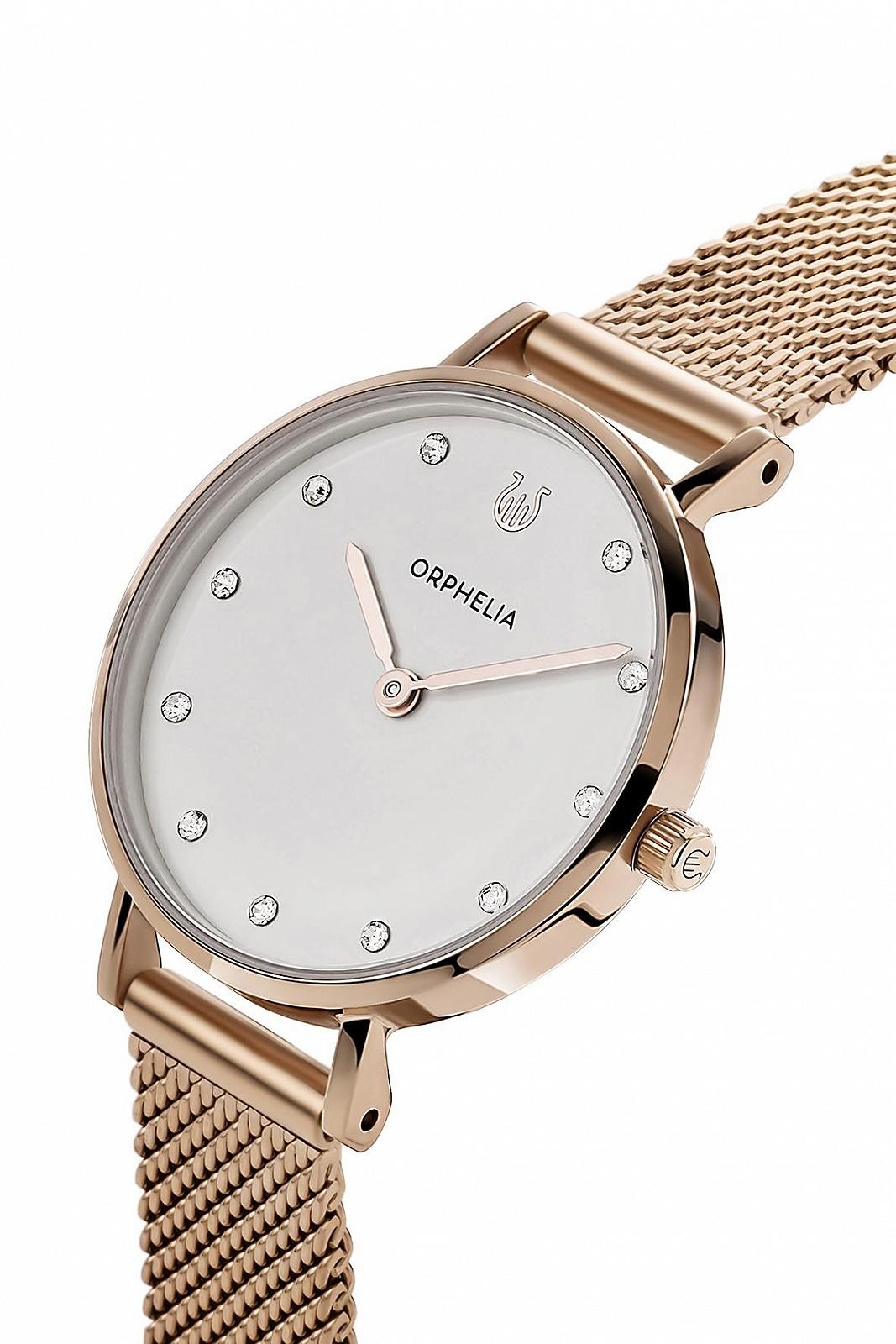Жіночий Аналоговий Годинник Orphelia Birdi Кварцовий з Сітчастим Ремінцем з Нержавіючої Сталі, фото №2 Жіночий Аналоговий Годинник Orphelia Birdi Кварцовий з Сітчастим Ремінцем з Нержавіючої Сталі, фото №2
