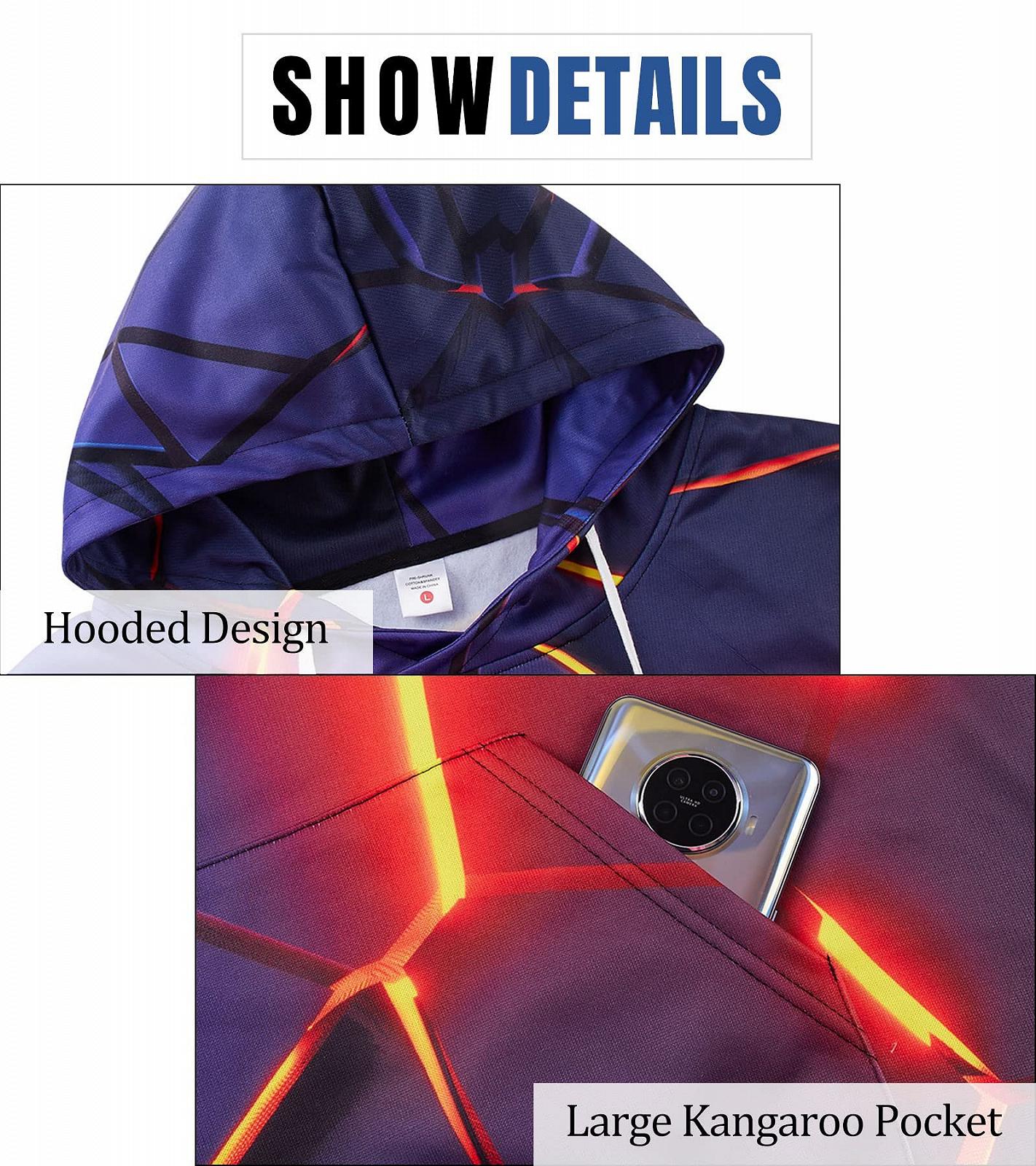 Худі Tuonroad для хлопчиків, 3D принт, дитячий, худі для дівчаток, фото №5