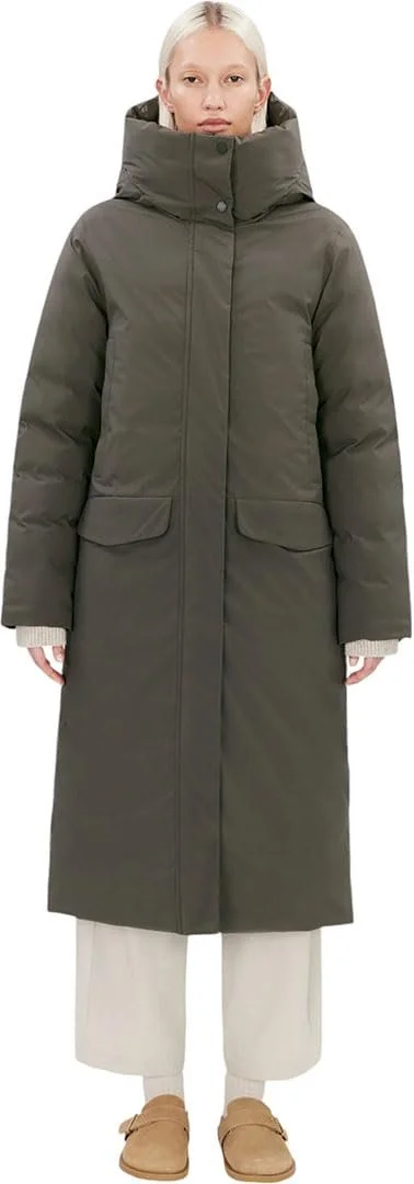 Пальто ELVINE ASHA 2025 Оливковий Сутінок, фото №2 Пальто ELVINE ASHA 2025 Оливковий Сутінок, фото №2