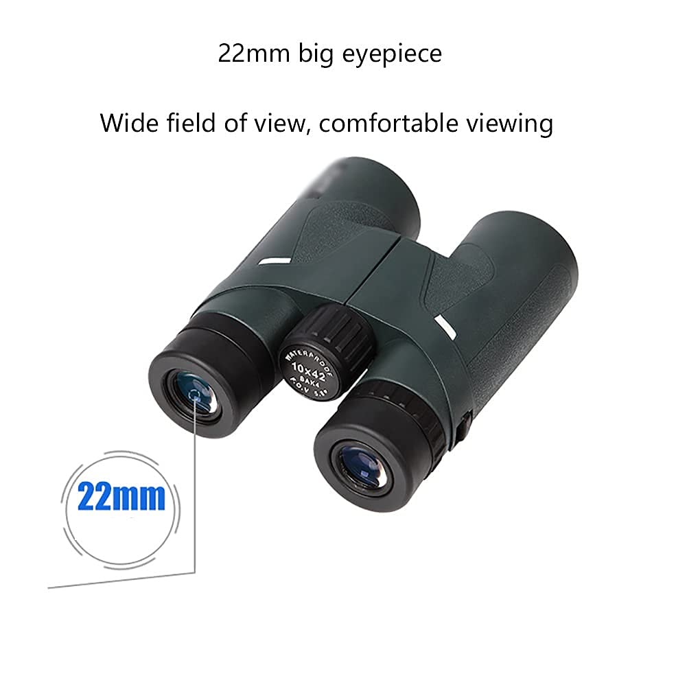 Бинокль DERBUT 10x42 с адаптером для смартфона BAK-4 Prism FMC для наблюдения за птицами путешествий астрономии, фото №5