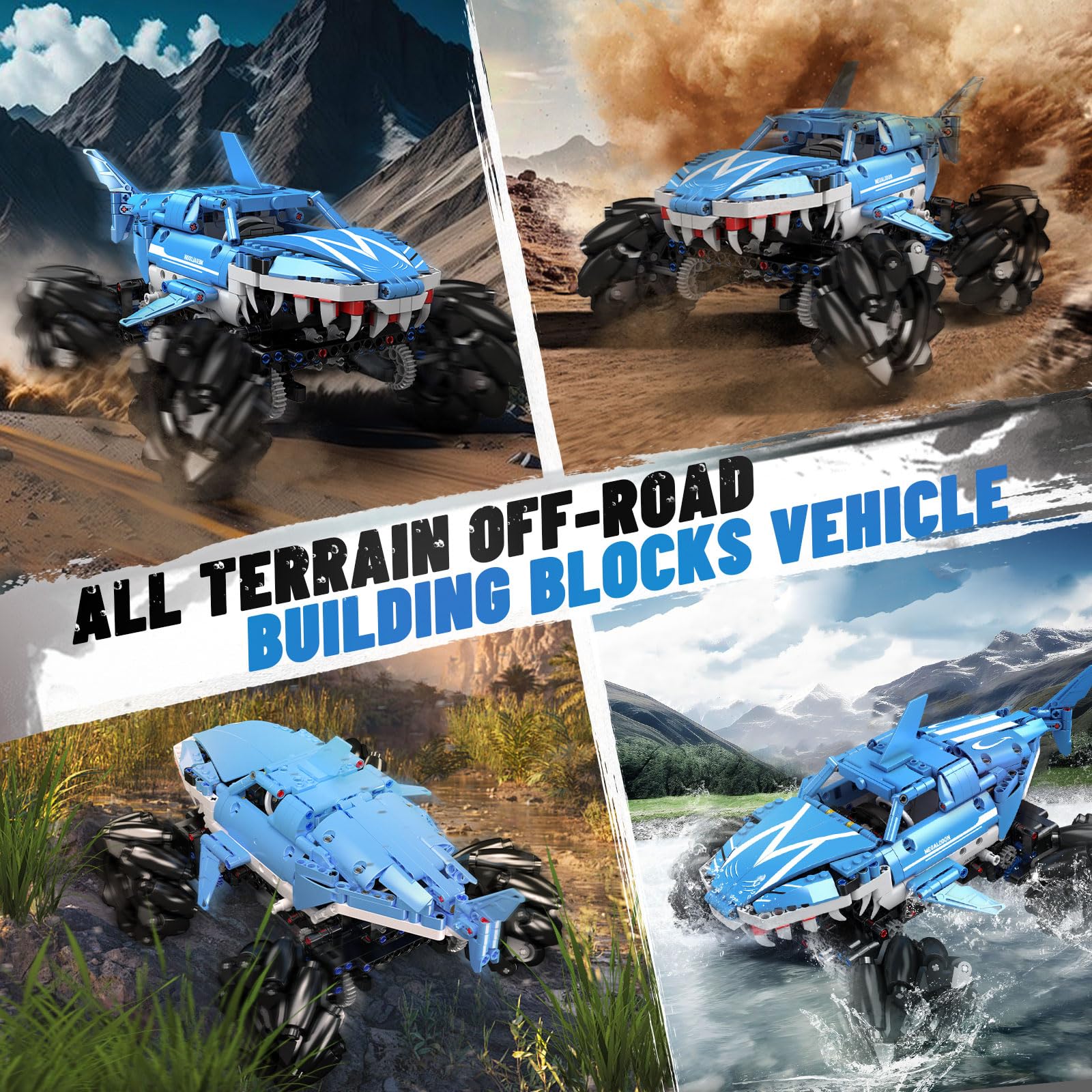Конструктор Mould King Technick Модель monster truck 18032 786 частин, фото №6