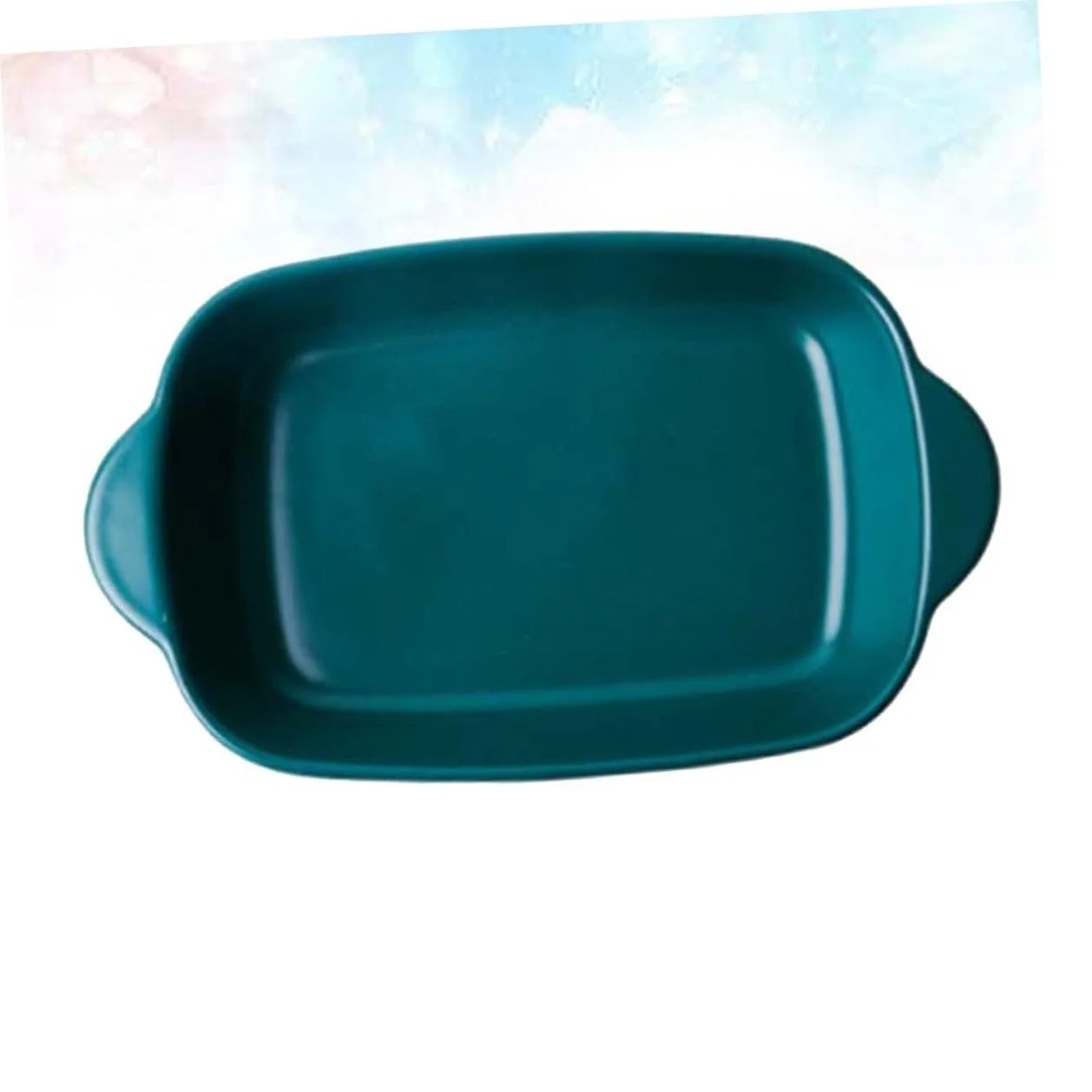 Форма для запікання Toyvian керамічна з ручкою термостійка зелена, фото №6