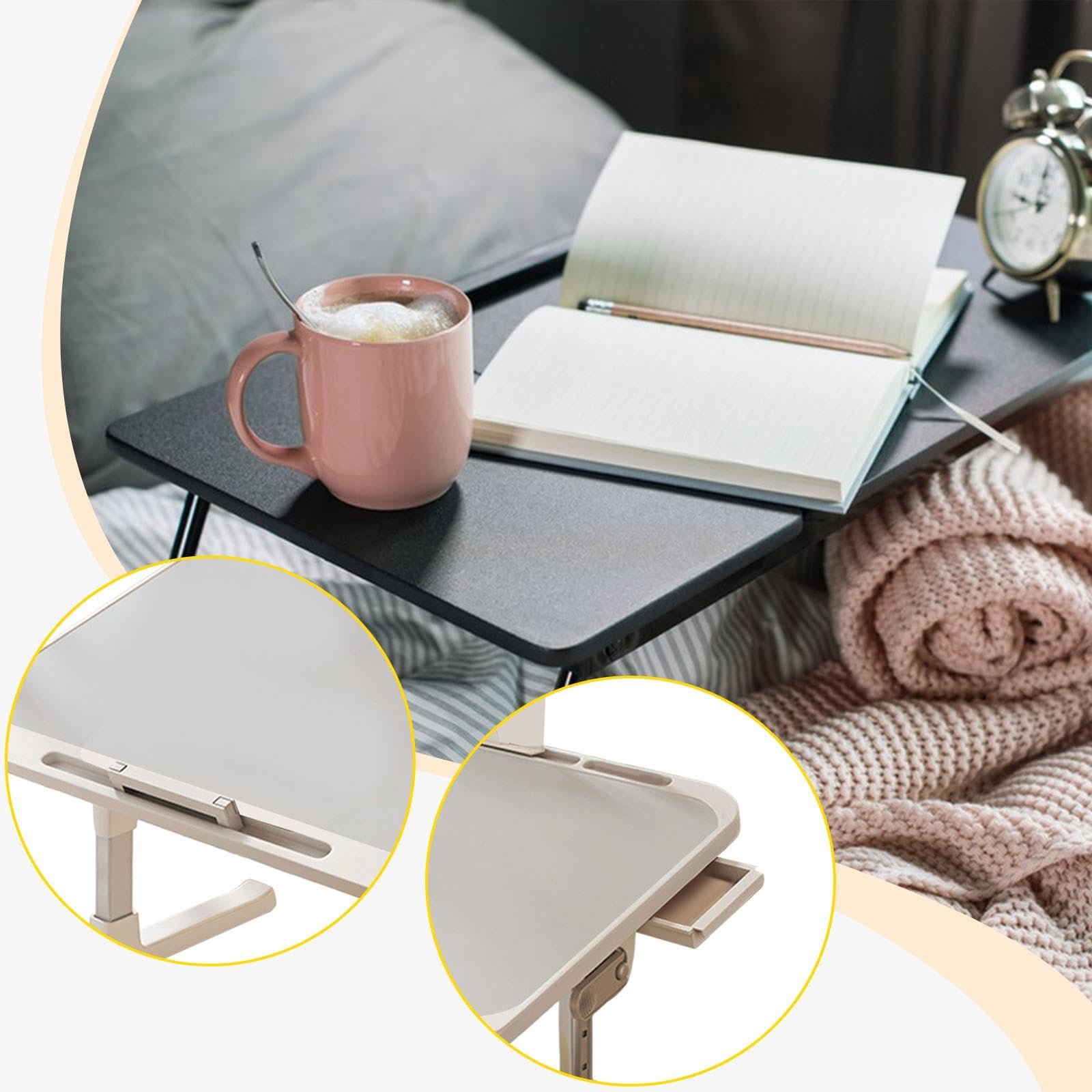 Складной столик для ноутбука Gray Style A, фото №3